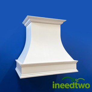 Curved Range Hood with moldings Curved Range Hood with moldings